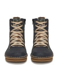 Rieker Trzewiki CEO-73343-15 Granatowy. Kolor: niebieski. Materiał: materiał #4