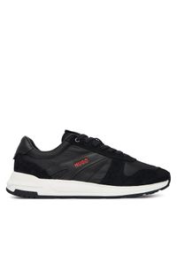 Hugo - HUGO Sneakersy GO3 50573605 Czarny. Kolor: czarny. Materiał: zamsz, skóra #1