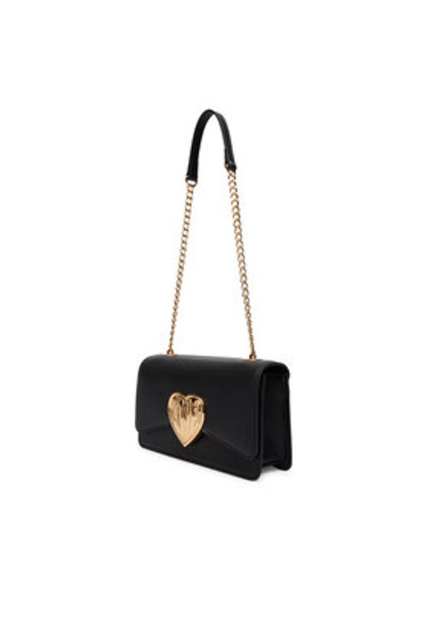 Love Moschino - LOVE MOSCHINO Torebka JC4147PP1OL1600A Czarny. Kolor: czarny. Materiał: skórzane