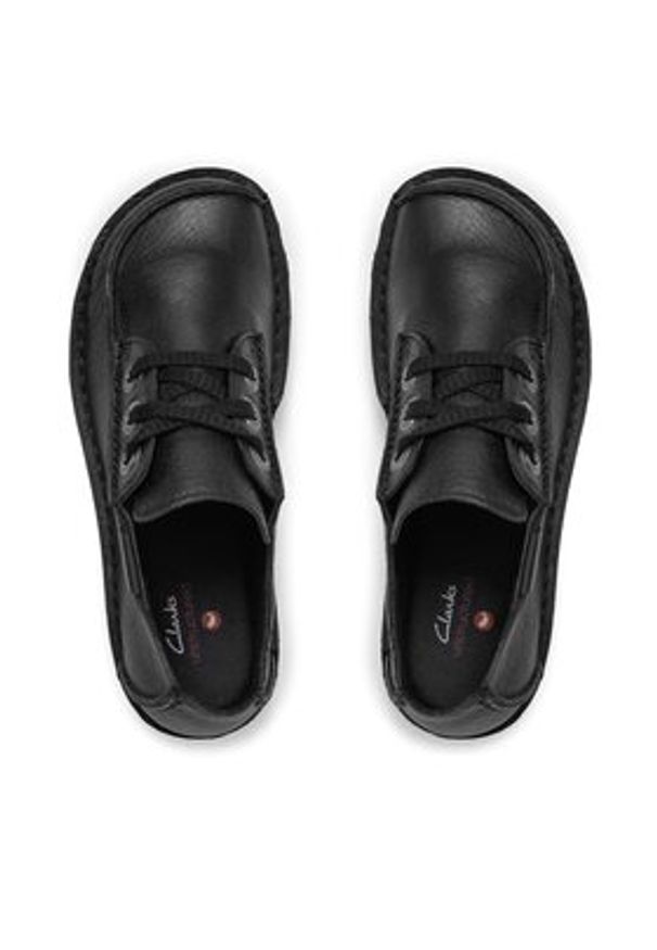 Clarks Półbuty Funny Dream 203066394 Czarny. Kolor: czarny. Materiał: skóra