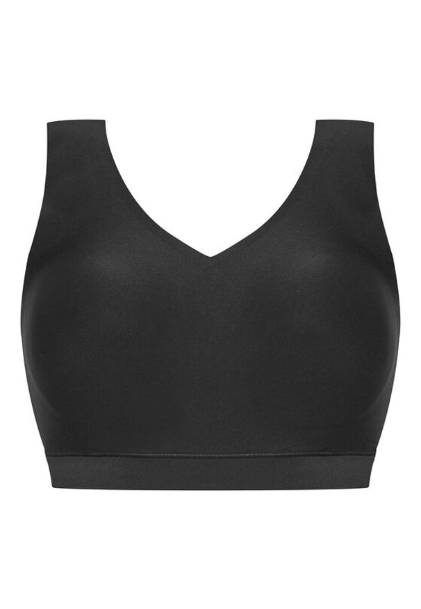 Chantelle Biustonosz top Soft Stretch C16A10 Czarny. Kolor: czarny. Materiał: syntetyk