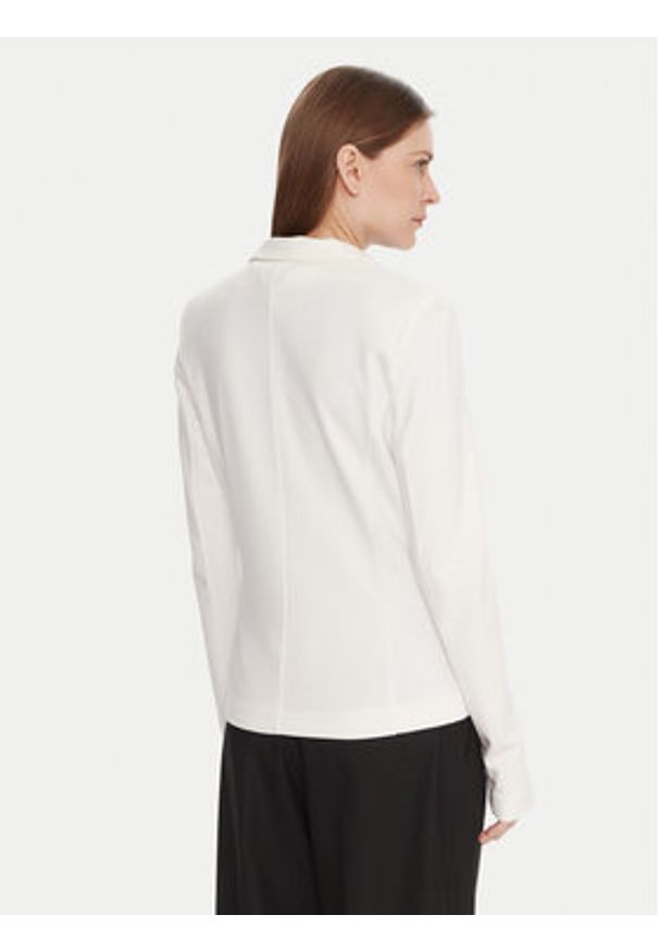 only - ONLY Marynarka 15153144 Biały Regular Fit. Kolor: biały. Materiał: syntetyk