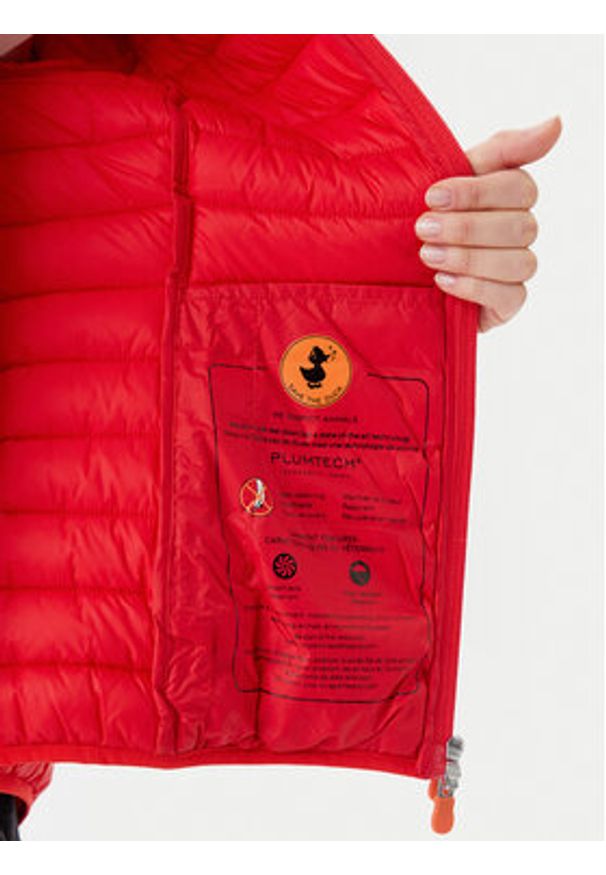 Save The Duck Kurtka przejściowa D33620W GIGA20 Czerwony Regular Fit. Kolor: czerwony. Materiał: syntetyk