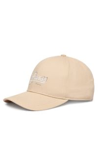 Guess Czapka z daszkiem AW5472 COT01 Beżowy. Kolor: beżowy. Materiał: poliester #1