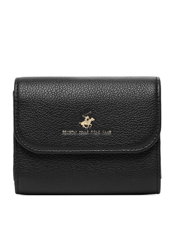 Beverly Hills Polo Club Portfel CWBEO-BHPC-W1-002-SS26 Czarny. Kolor: czarny. Materiał: materiał
