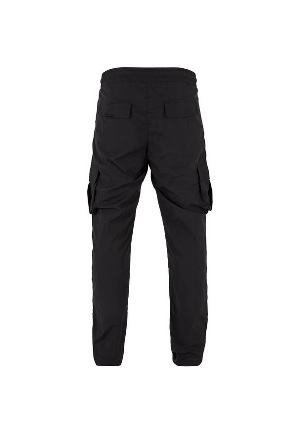 Urban Classics - Spodnie Cargo Męskie Nylon Prosta Nogawka. Kolor: czarny. Materiał: nylon