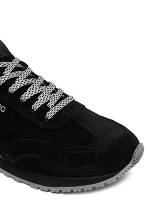 Iceberg Sneakersy IU185305 Czarny. Kolor: czarny. Materiał: skóra, zamsz