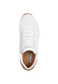 skechers - Adidasy Skechers Uno - Suited On Air, Mężczyźni. Kolor: biały. Materiał: syntetyk, tkanina