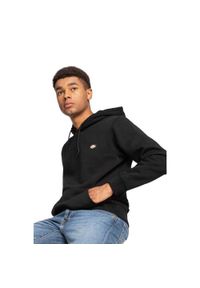 Bluza dresowa męska Dickies Oklahoma. Typ kołnierza: kaptur. Kolor: czarny. Materiał: dresówka