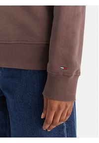 Tommy Jeans Bluza Essential DW0DW21922 Brązowy Regular Fit. Kolor: brązowy. Materiał: bawełna #2