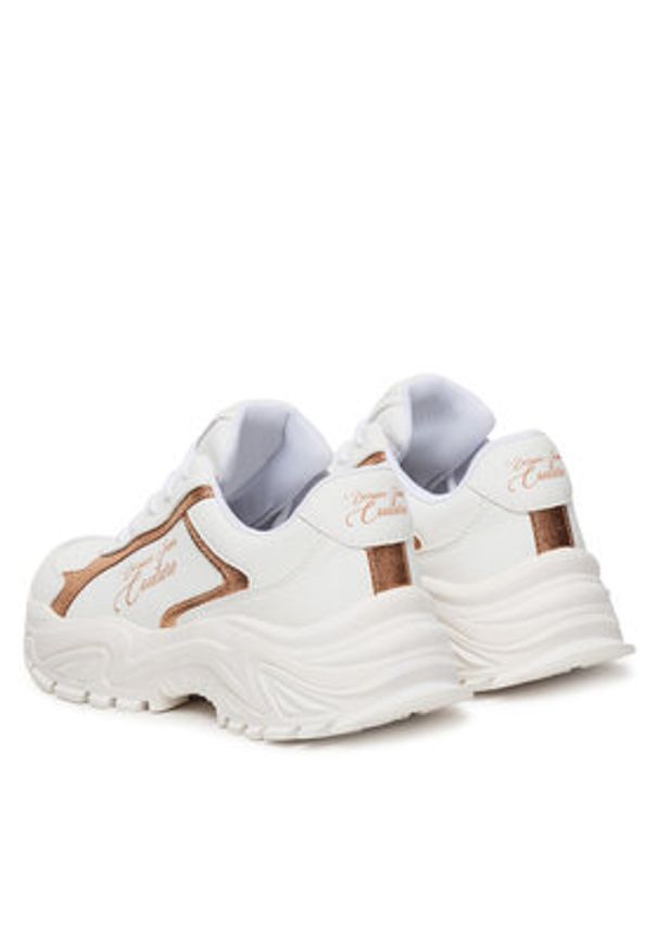 Versace Jeans Couture Sneakersy 79VA3SV6 Biały. Kolor: biały. Materiał: skóra