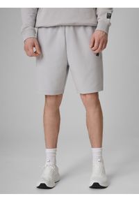 4f - 4F Spodenki dresowe męskie - szare XL. Kolor: szary. Materiał: dresówka #2