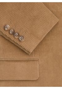 Pako Lorente - PAKO LORENTE - Beżowa sztruksowa marynarka męska. Okazja: na co dzień. Kolor: beżowy. Materiał: sztruks. Sezon: jesień. Styl: casual #3