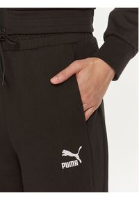 Puma Spodnie dresowe T7 624212 Czarny Relaxed Fit. Kolor: czarny. Materiał: bawełna #4