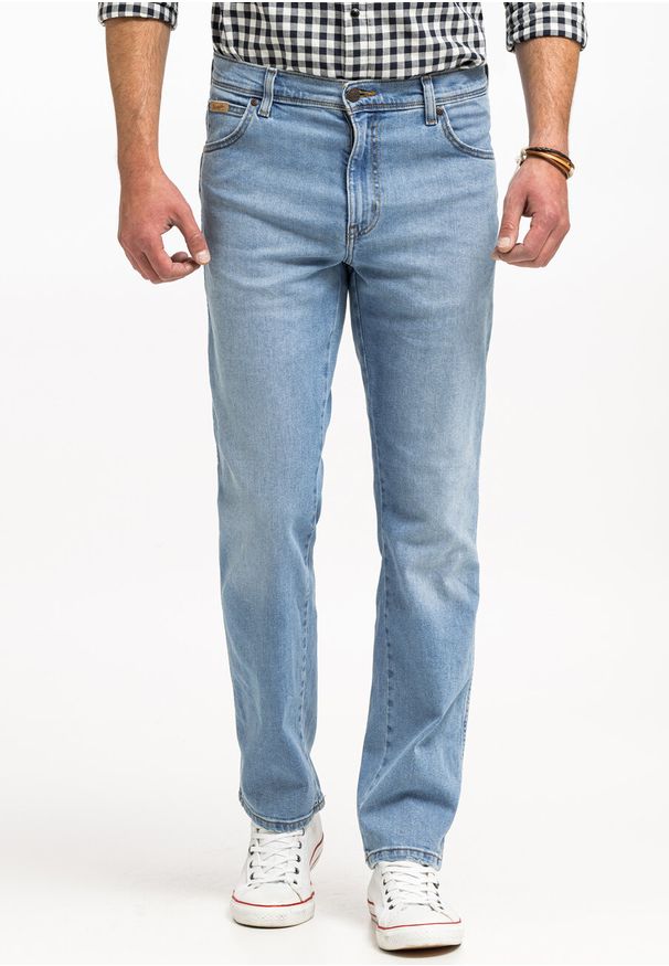 Wrangler - WRANGLER TEXAS MĘSKIE SPODNIE JEANSOWE JEANSY THE GRINGO W12184Z95