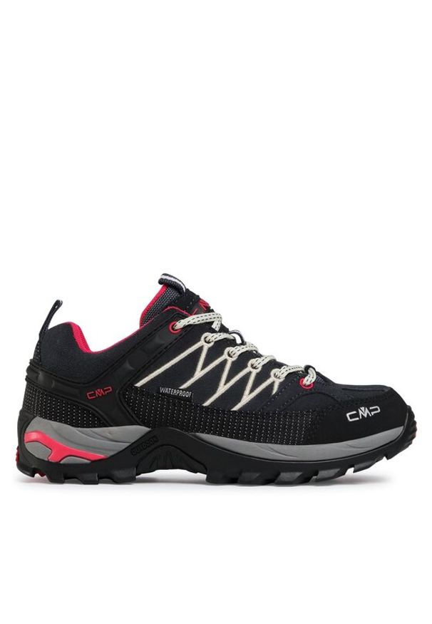 CMP Trekkingi Rigel Low Wmn Trekking Shoes Wp 3Q13246 Czarny. Kolor: czarny. Materiał: zamsz, skóra