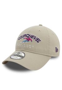 New Era Czapka z daszkiem Washed Courchevel Ski 9TWENTY 60580869 Beżowy. Kolor: beżowy. Materiał: materiał, bawełna #7