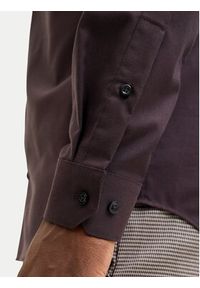 Jack & Jones Koszula Parker 12227385 Bordowy Slim Fit. Kolor: czerwony. Materiał: bawełna #6