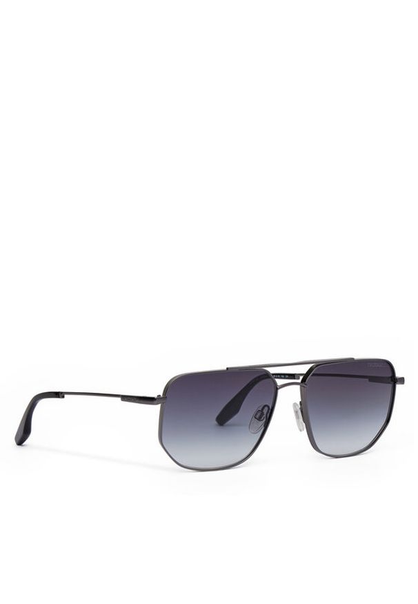 Trussardi Jeans - Trussardi Okulary przeciwsłoneczne TSM3014 Srebrny. Kolor: srebrny