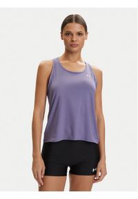 Under Armour Top Tech Knockout 1389851 Fioletowy Regular Fit. Kolor: fioletowy. Materiał: syntetyk #1