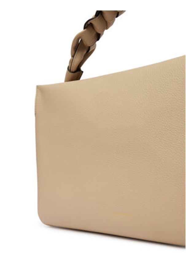 Coccinelle Torebka M250 Boheme Grana Double E1 M50 19 02 01 Beżowy. Kolor: beżowy. Materiał: skórzane