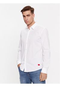 Hugo Koszula Ermo 50500216 Biały Slim Fit. Kolor: biały. Materiał: bawełna #1