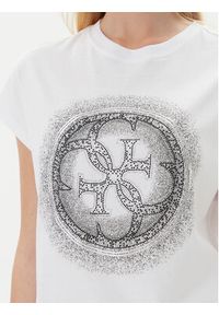 Guess T-Shirt W5YI14 I3Z14 Biały Regular Fit. Kolor: biały. Materiał: bawełna