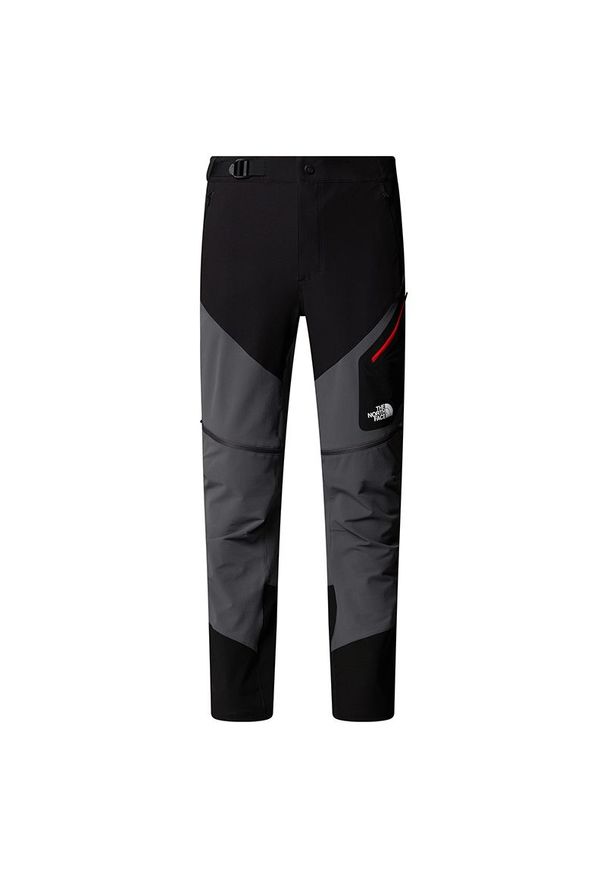 Spodnie męskie The North Face Stolemberg 0A8BT2WUO1 - czarno-szare. Kolor: wielokolorowy, czarny, szary. Materiał: materiał, nylon, poliester, elastan. Długość: krótkie