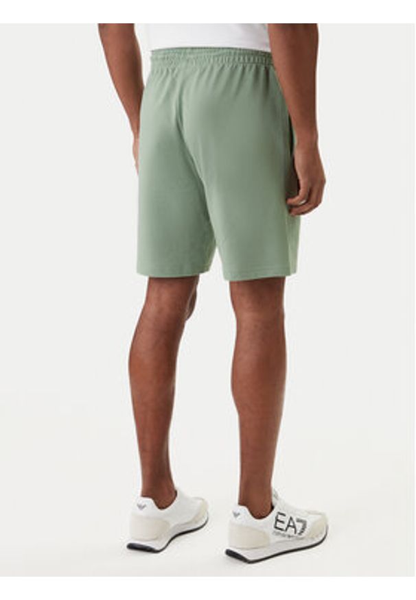 EA7 Emporio Armani Szorty sportowe 7M001315 AF13512 Zielony Regular Fit. Kolor: zielony. Materiał: bawełna. Styl: sportowy