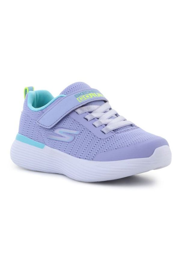 skechers - Buty sportowe Skechers Jr 302427L-LVMT fioletowe. Kolor: fioletowy. Materiał: guma, syntetyk, materiał. Szerokość cholewki: normalna