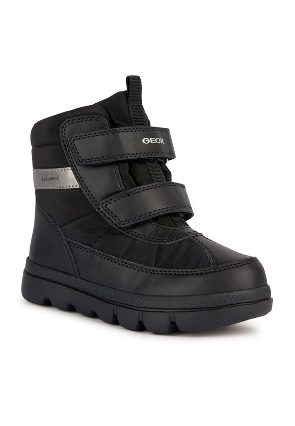 Śniegowce Geox J Willaboom Boy B Ab J36LFB 0FU54 C9999 S Black. Kolor: czarny