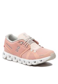 Sneakersy On Cloud 5 5998556 Rose/Shell. Kolor: różowy. Materiał: materiał #1