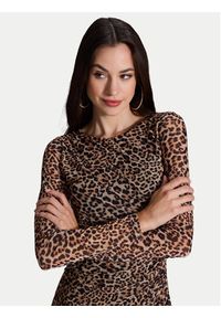 Swing Sukienka koktajlowa 5AI17600 Beżowy Slim Fit. Kolor: beżowy. Materiał: syntetyk. Styl: wizytowy #3