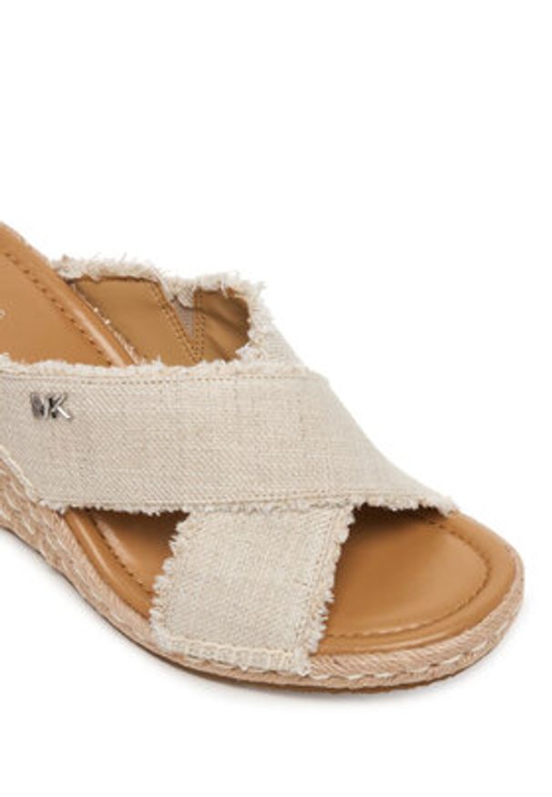 MICHAEL Michael Kors Espadryle Kenzie 40S6KZMS5D Beżowy. Kolor: beżowy. Materiał: materiał