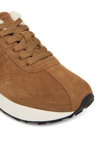 Hugo - HUGO Sneakersy Kiria 50552652 Brązowy. Kolor: brązowy. Materiał: skóra, zamsz #4