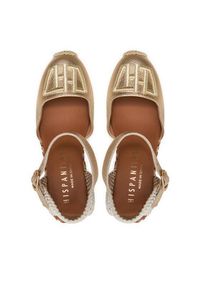 Hispanitas Espadryle Boleromet-V24 HV243449 Złoty. Kolor: złoty. Materiał: materiał