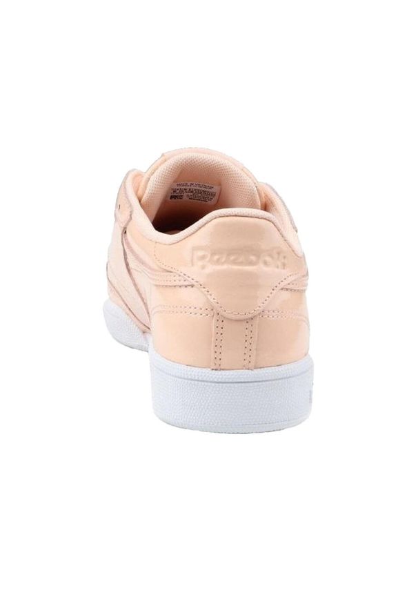 Reebok - Buty Sportowe Damskie Club C 85 Patent Coated Leather. Kolor: różowy. Sezon: zima. Styl: sportowy