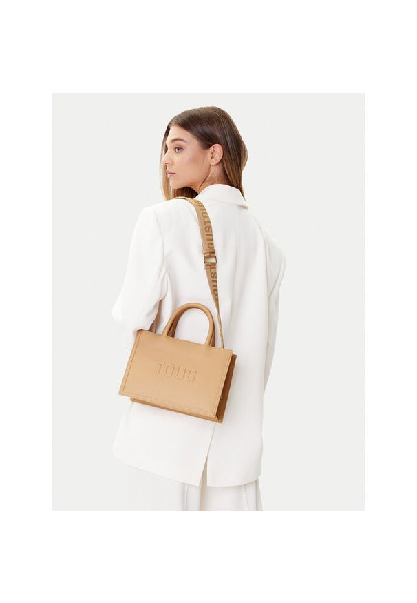 Tous - Torebka TOUS. Kolor: beżowy
