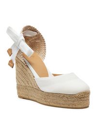 Castañer Espadryle Carina/8Ed/001 020961 Biały. Kolor: biały. Materiał: materiał