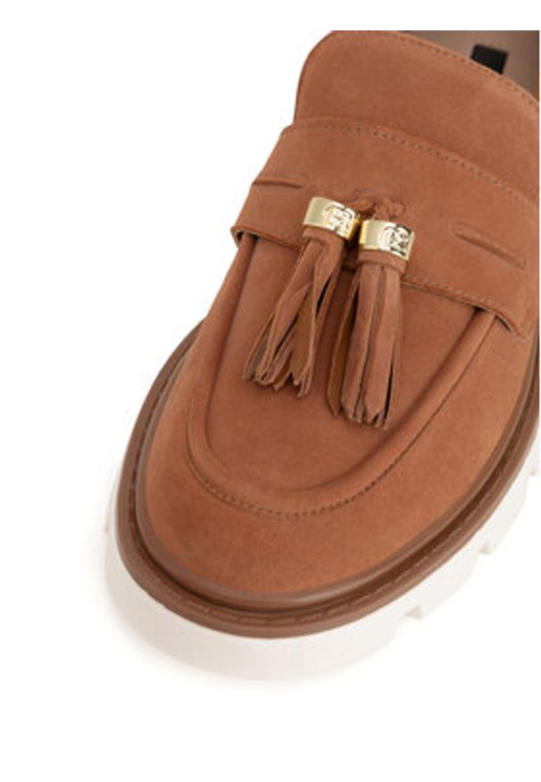Gino Rossi Loafersy SIMON-115856. Brązowy. Kolor: brązowy. Materiał: skóra, zamsz