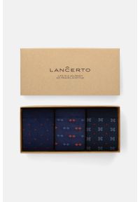 Lancerto - Zestaw 3 Par Skarpet we Wzór. Materiał: bawełna, elastan, poliamid