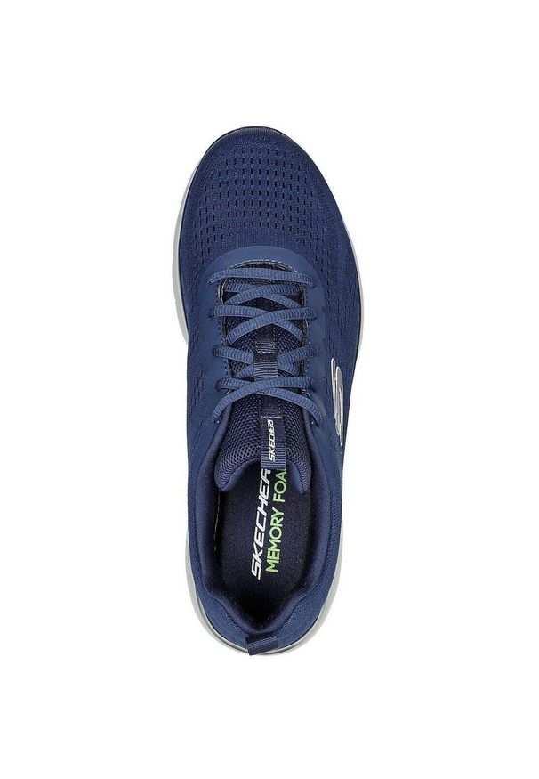 skechers - Adidasy Skechers Summits Torre, Mężczyźni. Kolor: niebieski. Materiał: materiał