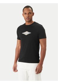 Guess Jeans T-Shirt M6GIB4 K8HM0 Czarny Slim Fit. Kolor: czarny. Materiał: bawełna #1