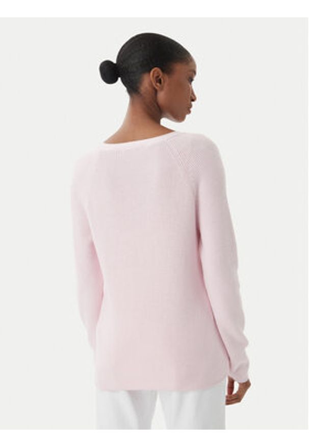 TOMMY HILFIGER - Tommy Hilfiger Sweter WW0WW44975 Różowy Regular Fit. Kolor: różowy. Materiał: bawełna