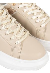 U.S. Polo Assn. Sneakersy "Helis012" | Helis012 | Kobieta | Beżowy. Kolor: beżowy. Materiał: skóra ekologiczna. Wzór: aplikacja #3