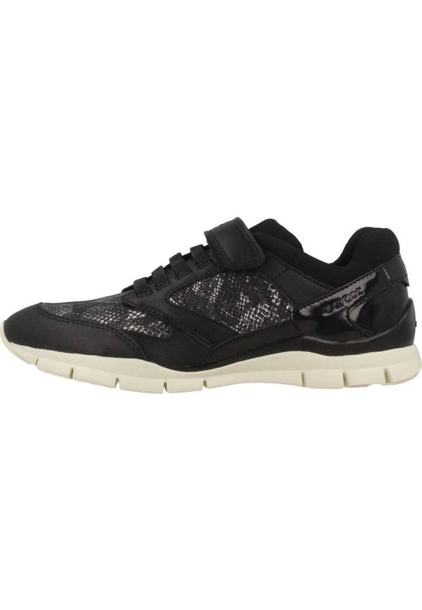 Geox - Buty GEOX J SUKIE G.A Czarny. Kolor: czarny. Materiał: tkanina. Sport: turystyka piesza