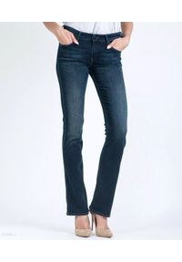 Lee - LEE HOXIE SLICK DAMSKIE SPODNIE JEANSOWE JEANSY DŻINSY BLUE L530KSKF 112112193