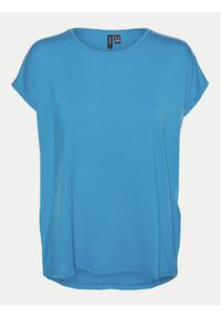 Vero Moda T-Shirt Ava 10284468 Niebieski Regular Fit. Kolor: niebieski. Materiał: lyocell