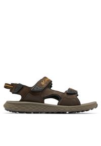 columbia - Columbia Sandały KONOS™ HIKER 3-STRAP 2121571 Brązowy. Kolor: brązowy. Materiał: skóra, zamsz #1