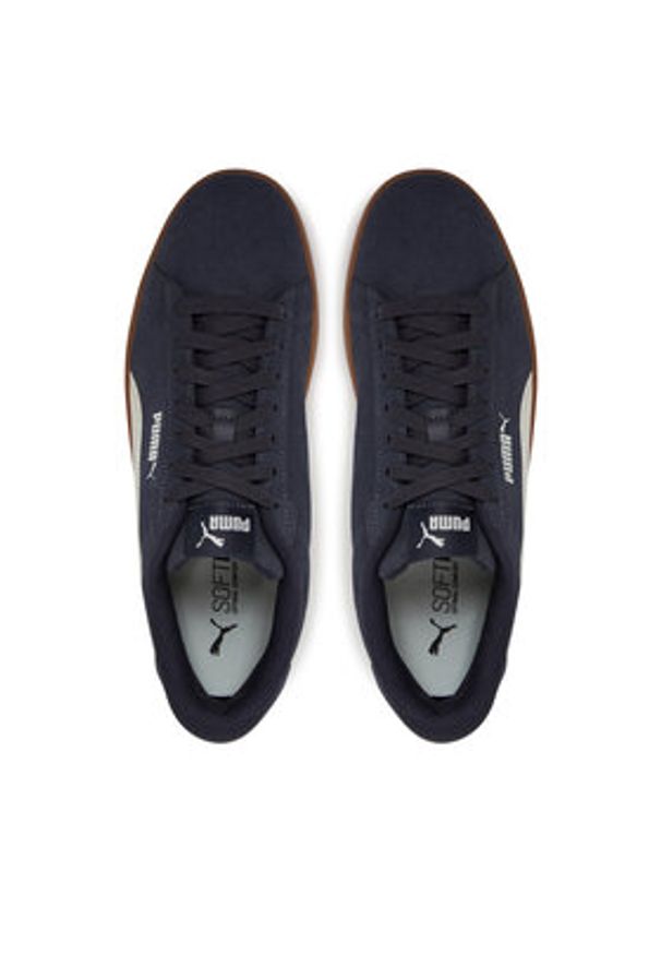 Puma Sneakersy Smash 3.0 390984 23 Granatowy. Kolor: niebieski. Materiał: skóra, zamsz
